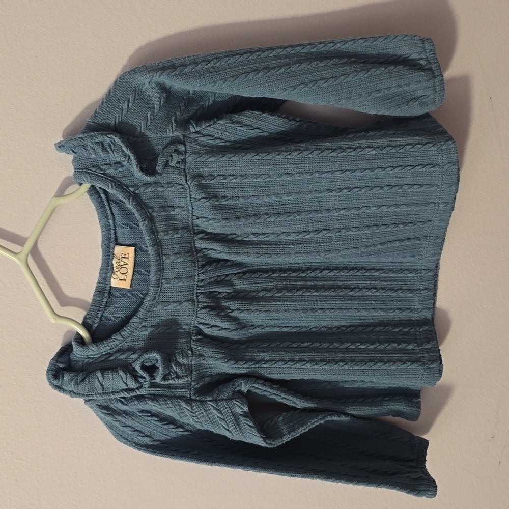 Blue Kids Long Sleeve Top